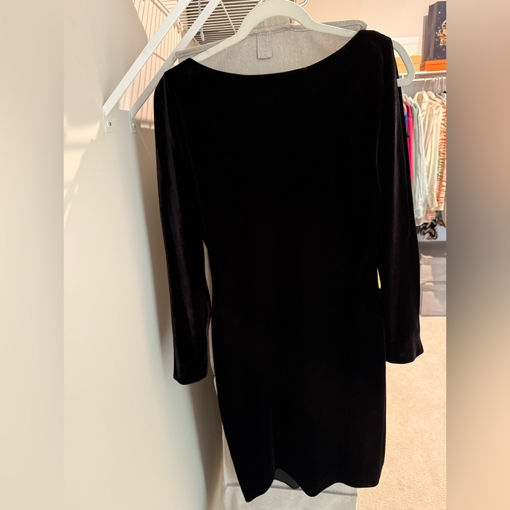 🖤 Lauren Ralph Lauren Black Velvet Dress | Size 6 | Classic 🖤